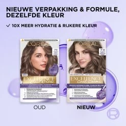 L'Oreal Lu0027Oréal Excellence Cool Cream 7.11 - Ultra Ash Blond -Verzorgingsproducten Winkel 1011792 3