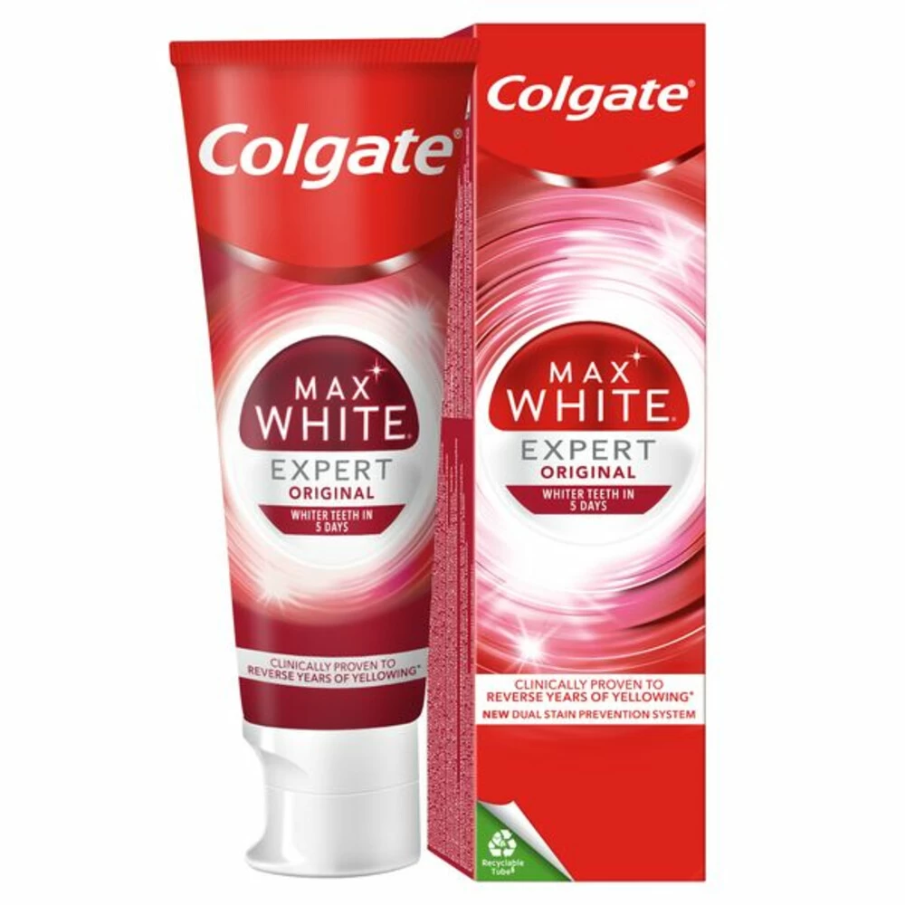 Colgate® 12x Colgate Max White Tandpasta Expert White 2 Colgate® 12x Colgate Max White Tandpasta Expert White - Afbeelding 2
