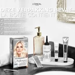 L'Oreal Lu0027Oréal Preference Haarkleuring Ultra Platinum - Platinum Blond - Ontkleuring -Verzorgingsproducten Winkel 1018806 4