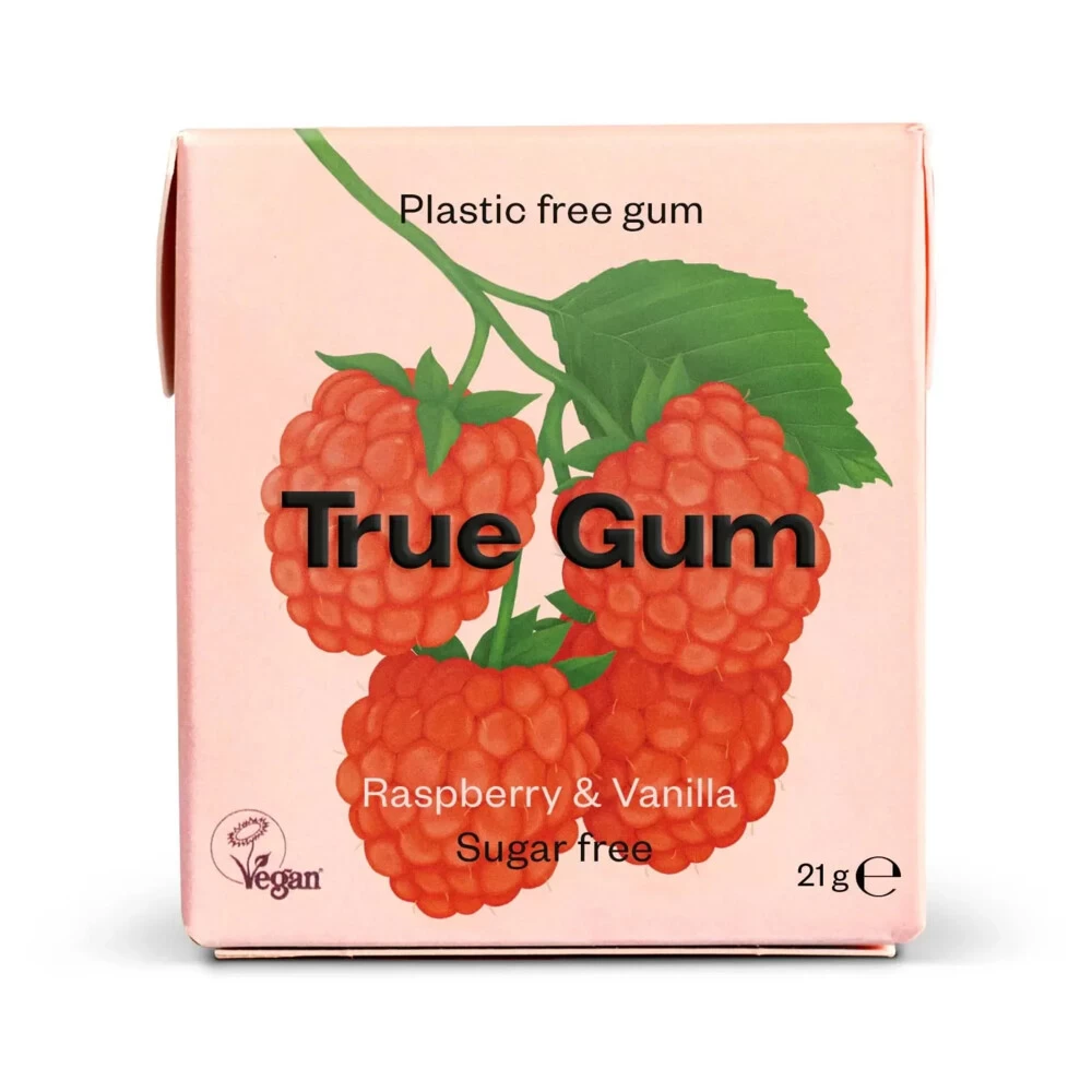 12x True Gum Raspberry & Vanilla Sugarfree 1 12x True Gum Raspberry & Vanilla Sugarfree