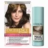 L'Oreal Lu0027Oréal Excellence Creme Haarverf 4 Middenbruin + Magic Retouch Uitgroeispray Middenbruin 75 Ml Pakket
