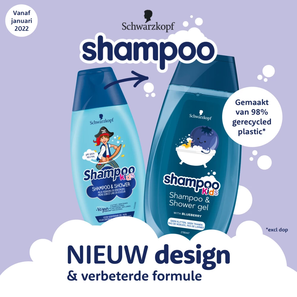 5x Schwarzkopf Kids Boys Piraat Shampoo En Douchegel 2 5x Schwarzkopf Kids Boys Piraat Shampoo En Douchegel - Afbeelding 2