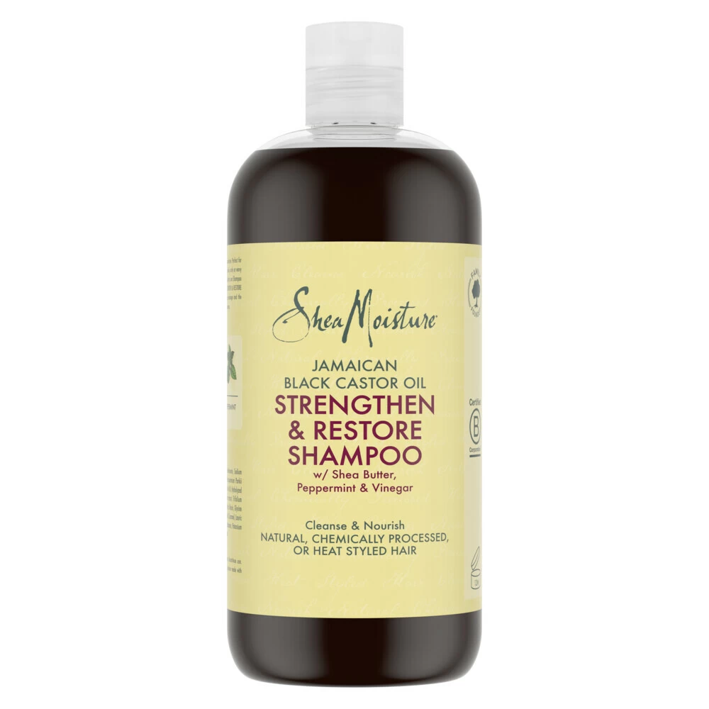 Shea Moisture Jamaican Black Castor Oil Strenghten & Restore Shampoo 1 Shea Moisture Jamaican Black Castor Oil Strenghten & Restore Shampoo