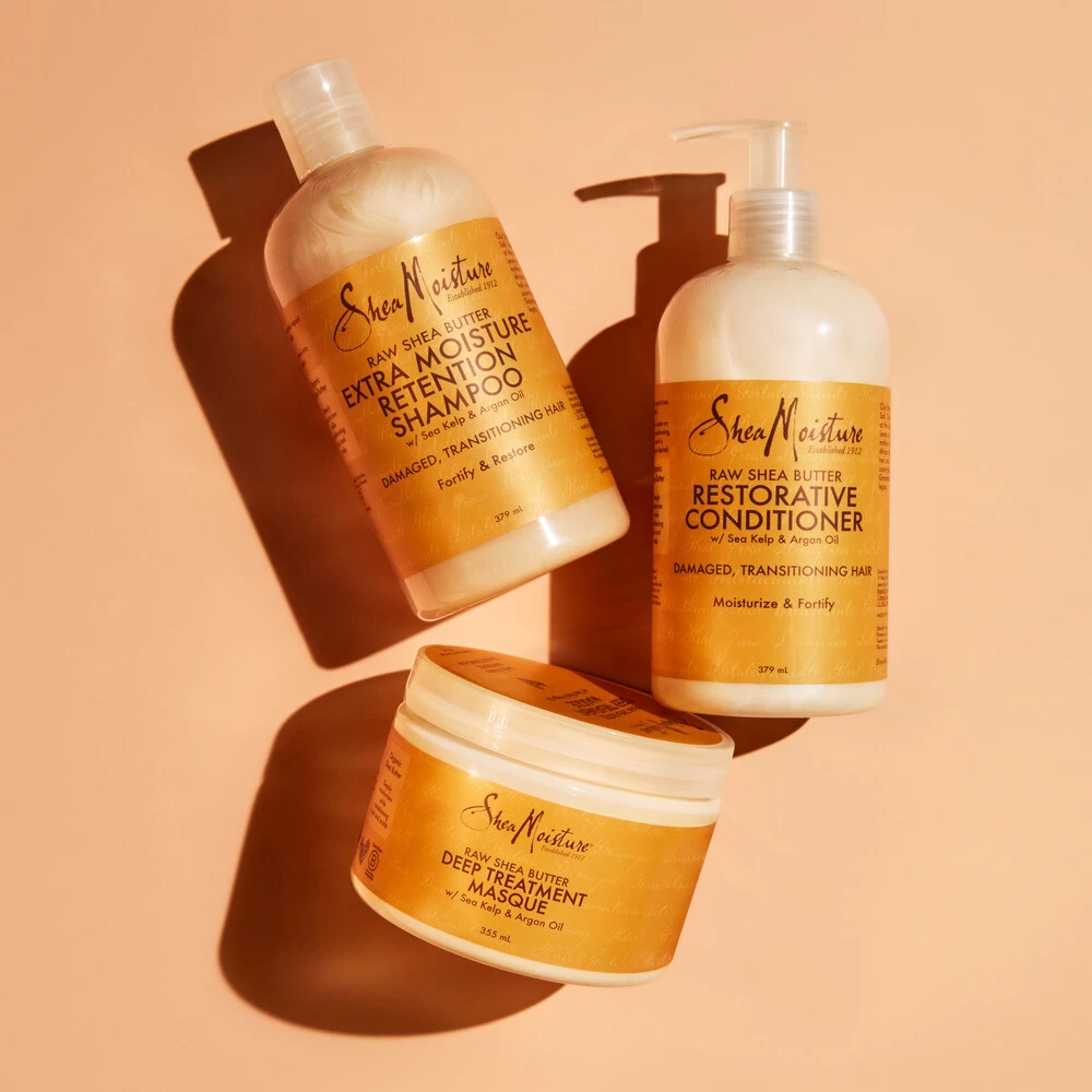 Shea Moisture Raw Shea Butter Extra Moisture Retention Shampoo 4 Shea Moisture Raw Shea Butter Extra Moisture Retention Shampoo - Afbeelding 4