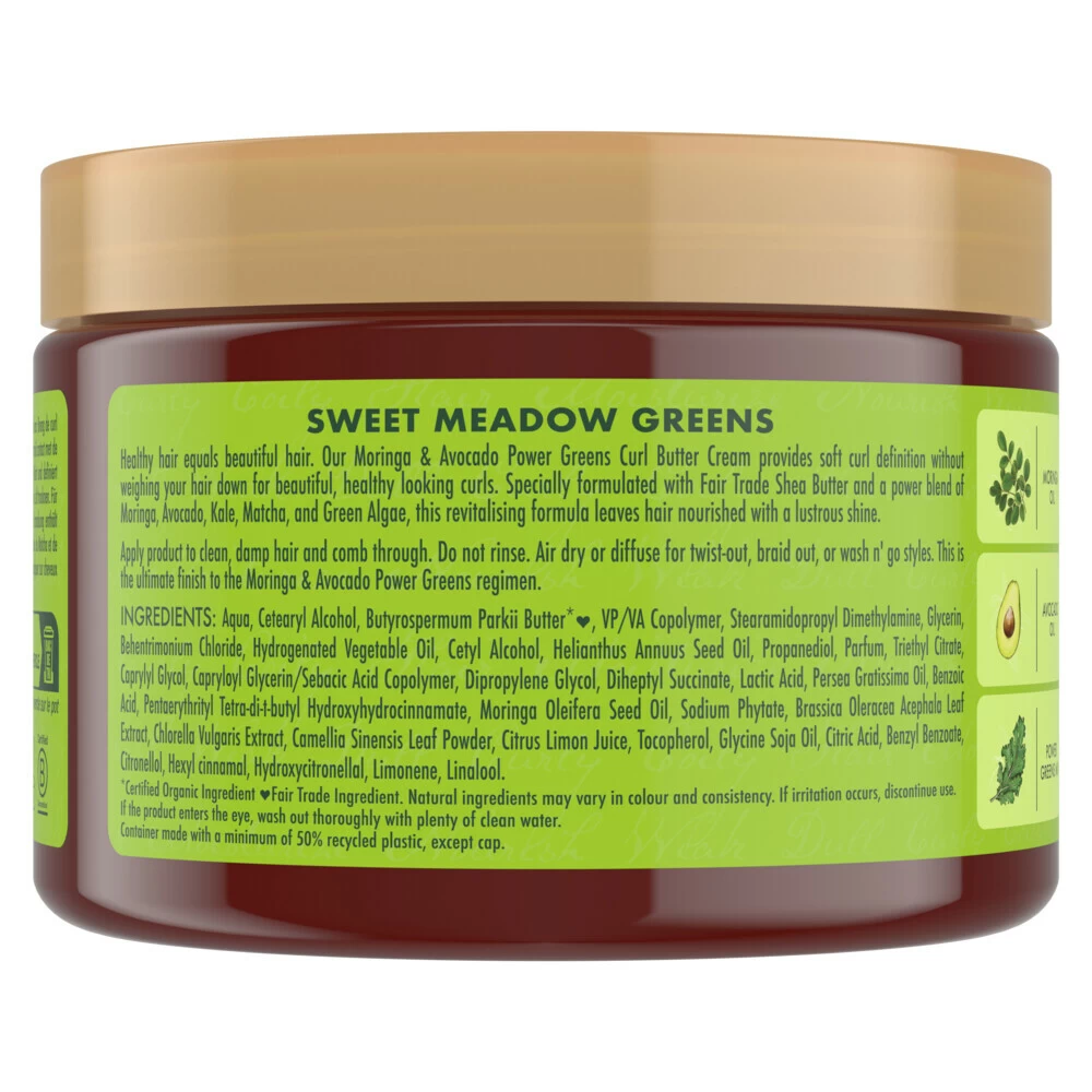Shea Moisture Curl Butter Cream Power Greens 2 Shea Moisture Curl Butter Cream Power Greens - Afbeelding 2