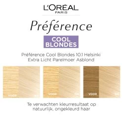 L'Oreal Lu0027Oréal Preference Haarkleuring 10.1 Helsinki - Cool Blondes -Verzorgingsproducten Winkel 715407 4